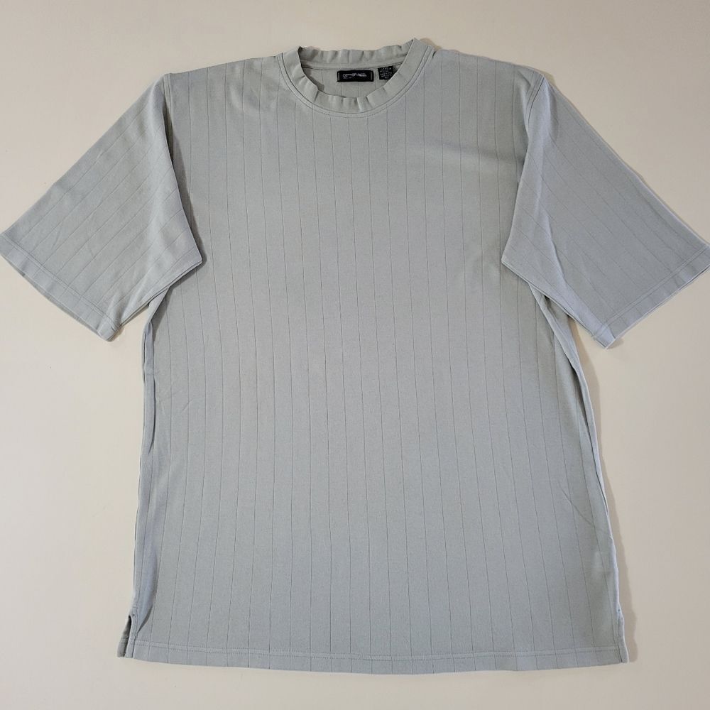 Cotton Reel Men's Light Sage Green Short Sleeve Casual Pullover Shirt